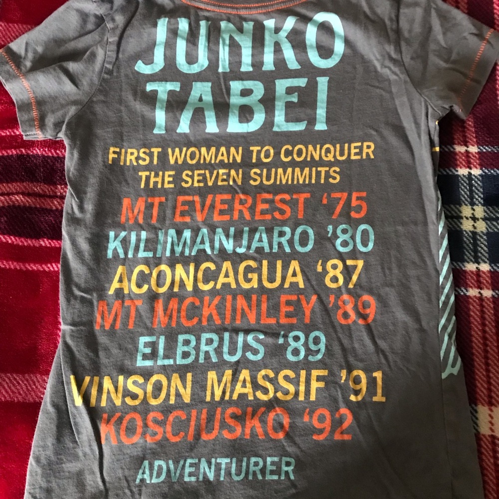 Peek Gray Kids Graphic Tee - Multicolor Adventurer Print NWOT